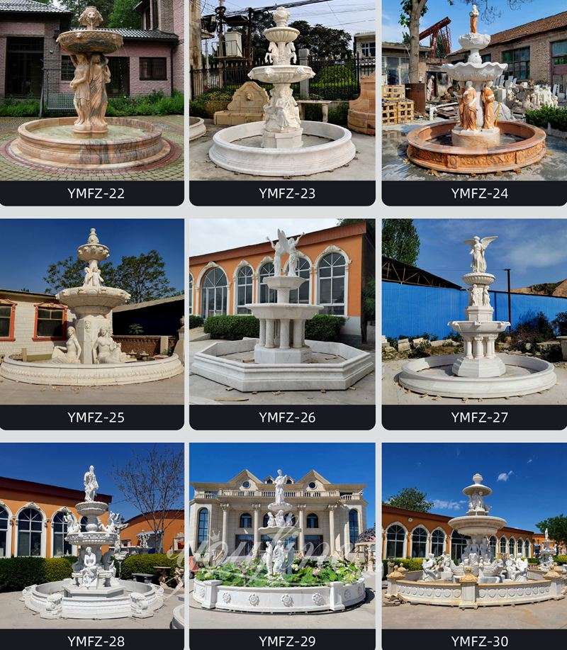 Marble water fountain - YouFine Sculpture