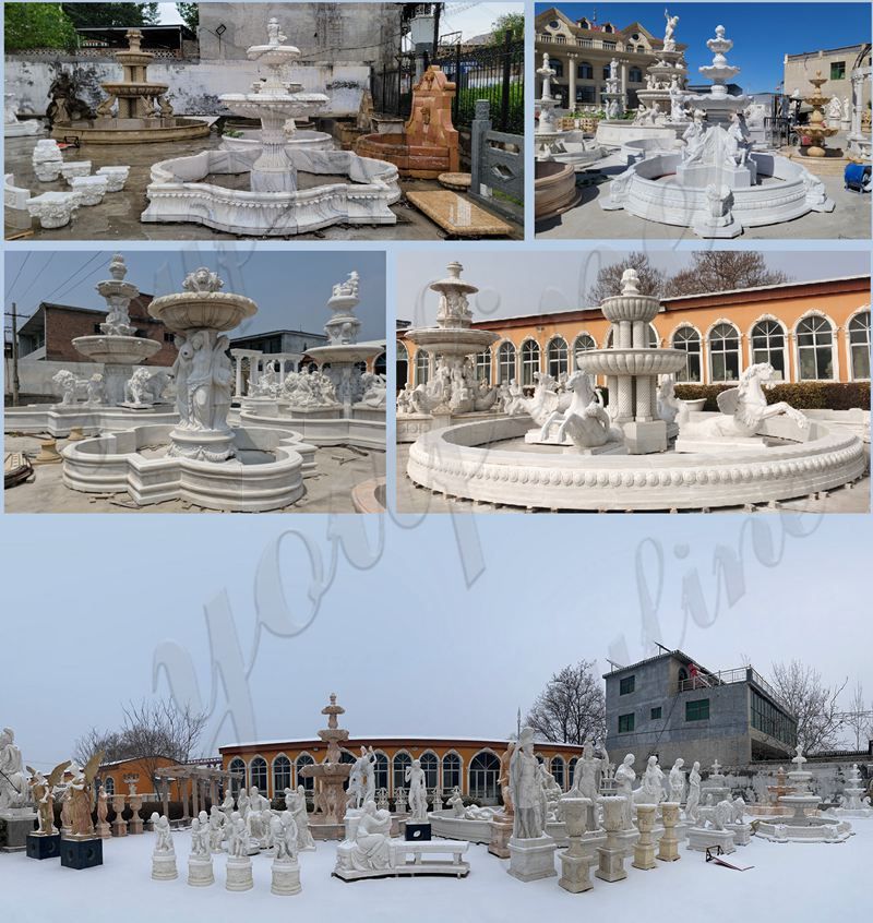 Marble water fountain - YouFine Sculpture
