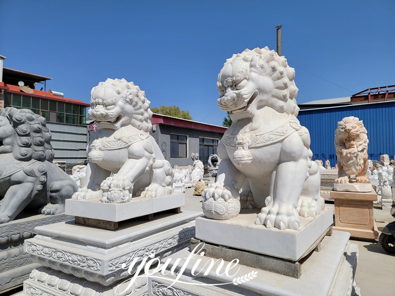More Marble Foo Dog Statue Designs 
