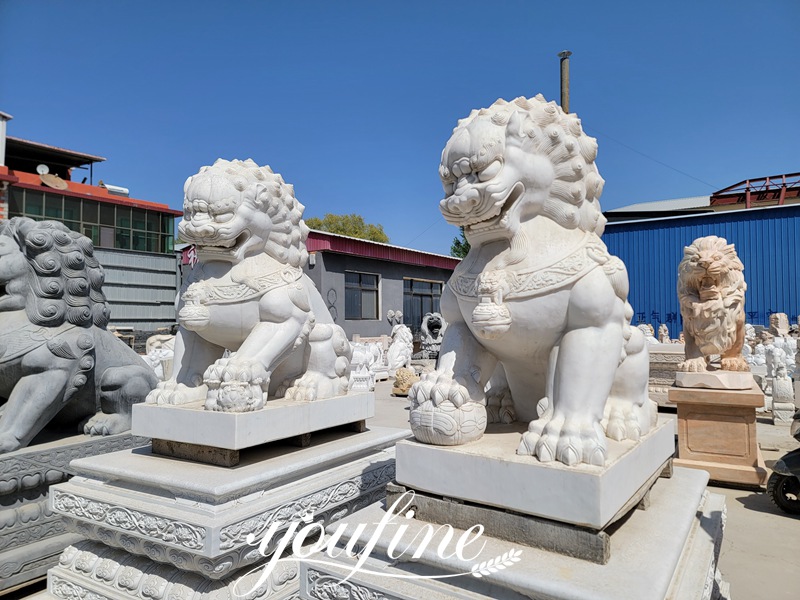 More Marble Foo Dog Statue Designs 