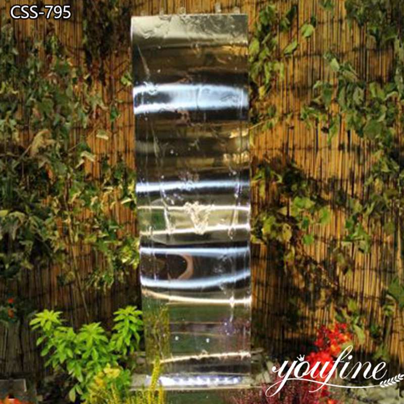 Most Poplar Stainless Steel Water Feature Fountain for Modern Outdoor (9)