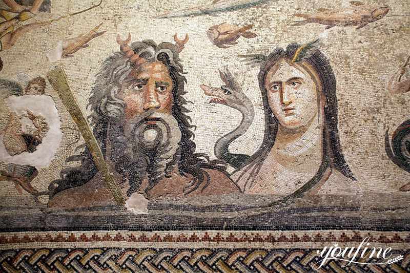 Oceanos-and-Tethys mosaic-YouFine Sculpture