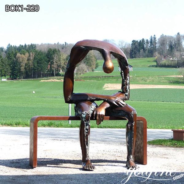 Outdoor melancholy statue for sale-YouFine Sculpture