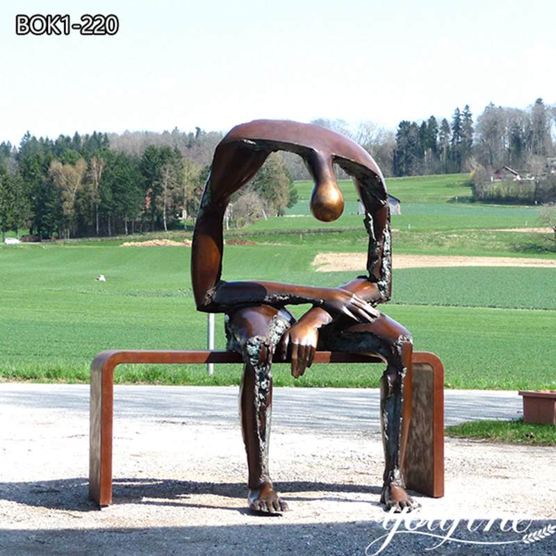 Bronze Melancholy Sculpture Grief Statue Garden Art for SaleYouFine