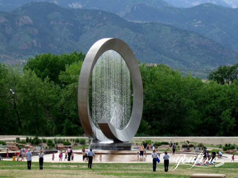Stainless Steel Garden Water Features - YouFine Sculpture