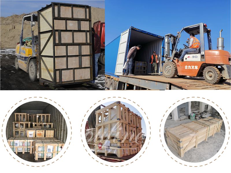 YouFine metal stainless steel water feature fountain sculpture transportation