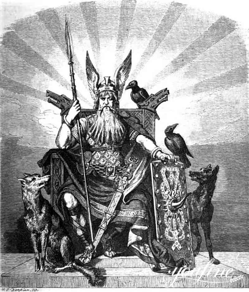 ancient odin statue-YouFine Sculpture