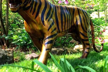 Large Outdoor Garden Bronze Tiger Statue for Sale BOK1-311