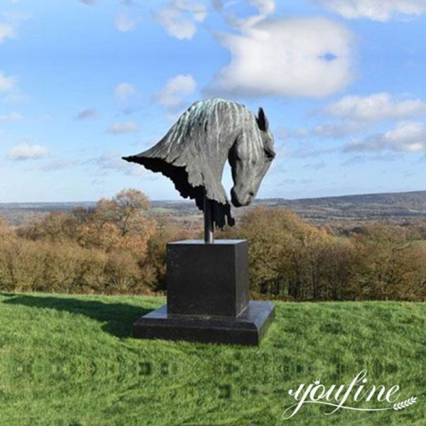 bronze horse head sculpture-YouFine Sculpture