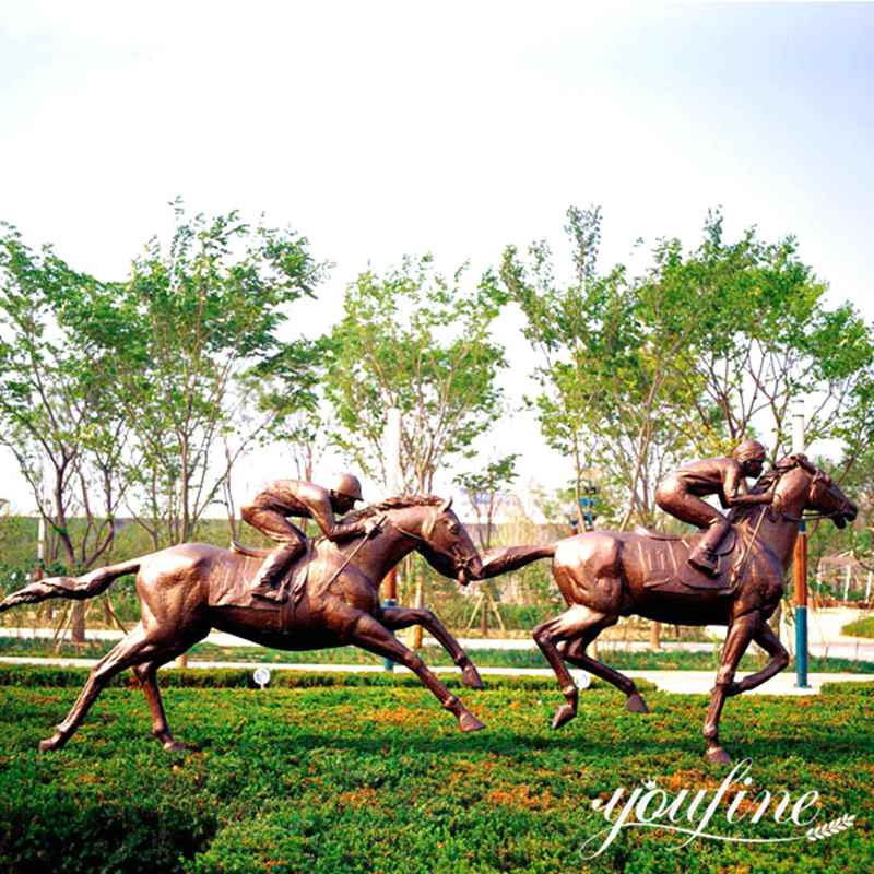 bronze statues of horses-YouFine Sculpture
