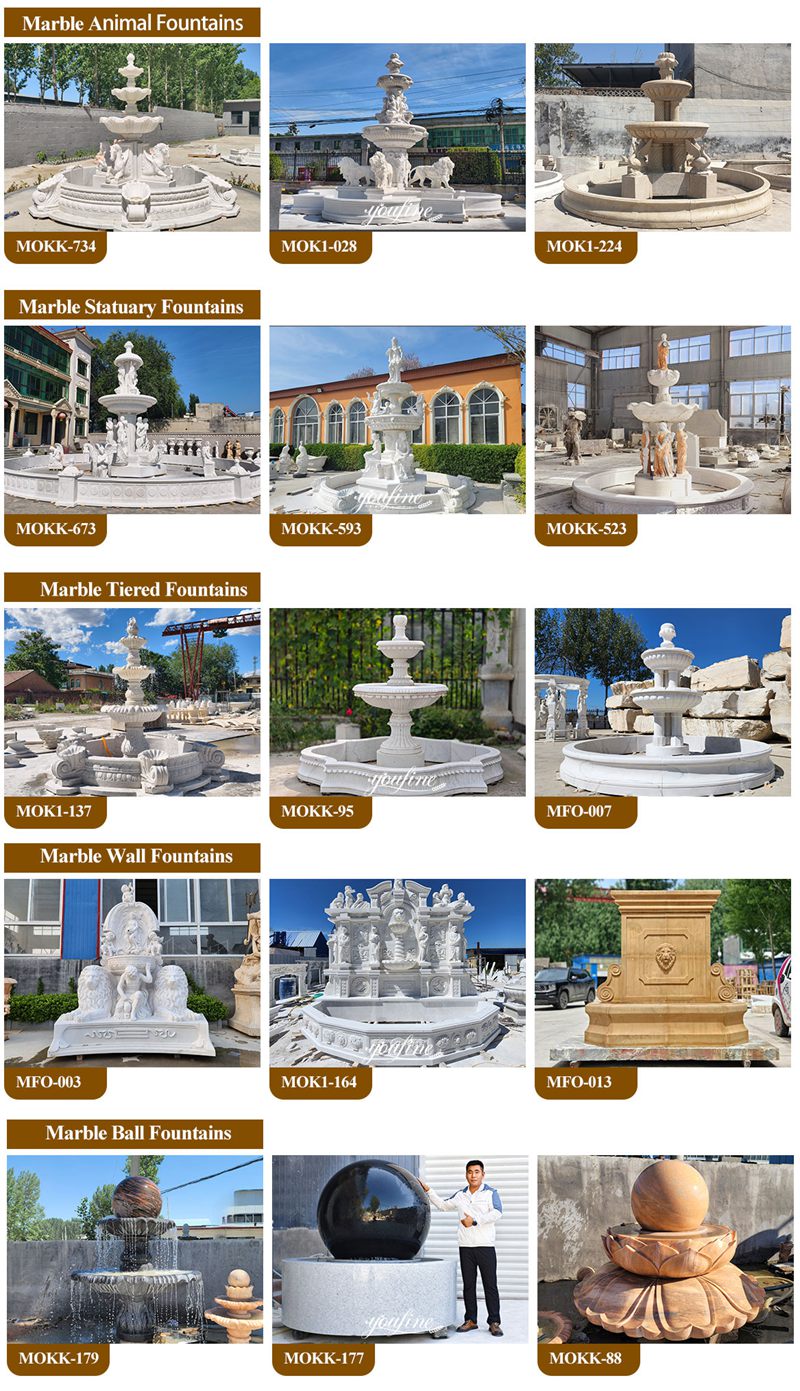 different-marble-fountain-designs