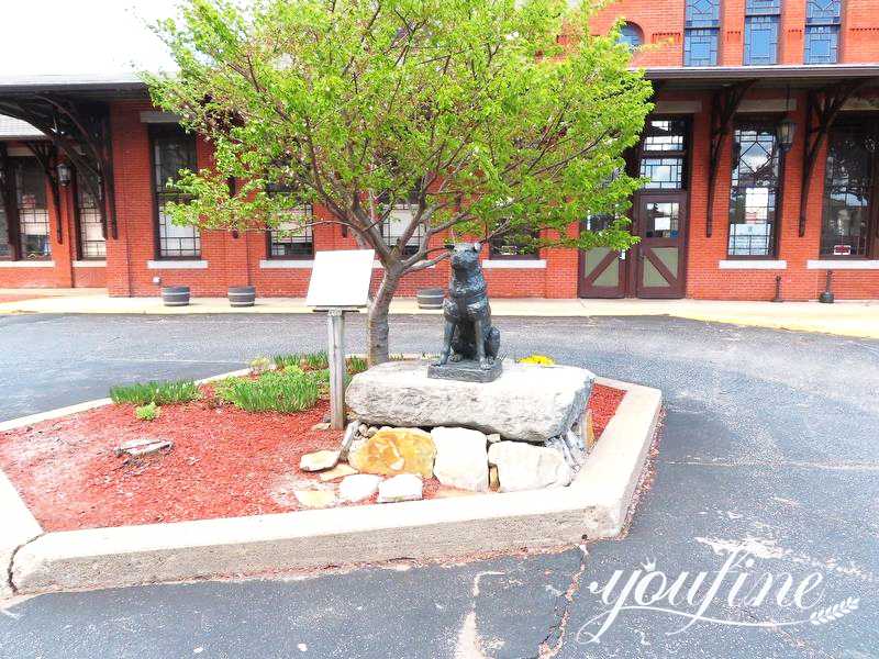 dog statue memorial-YouFine Sculpture