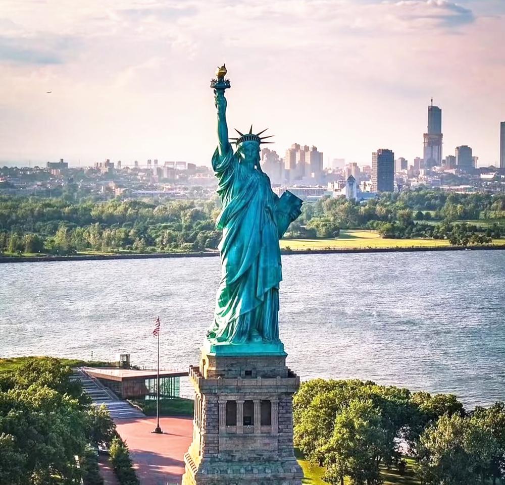 famous Statue of Liberty