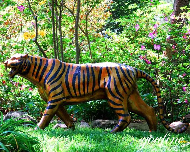 life size tiger statue-YouFine Sculpture