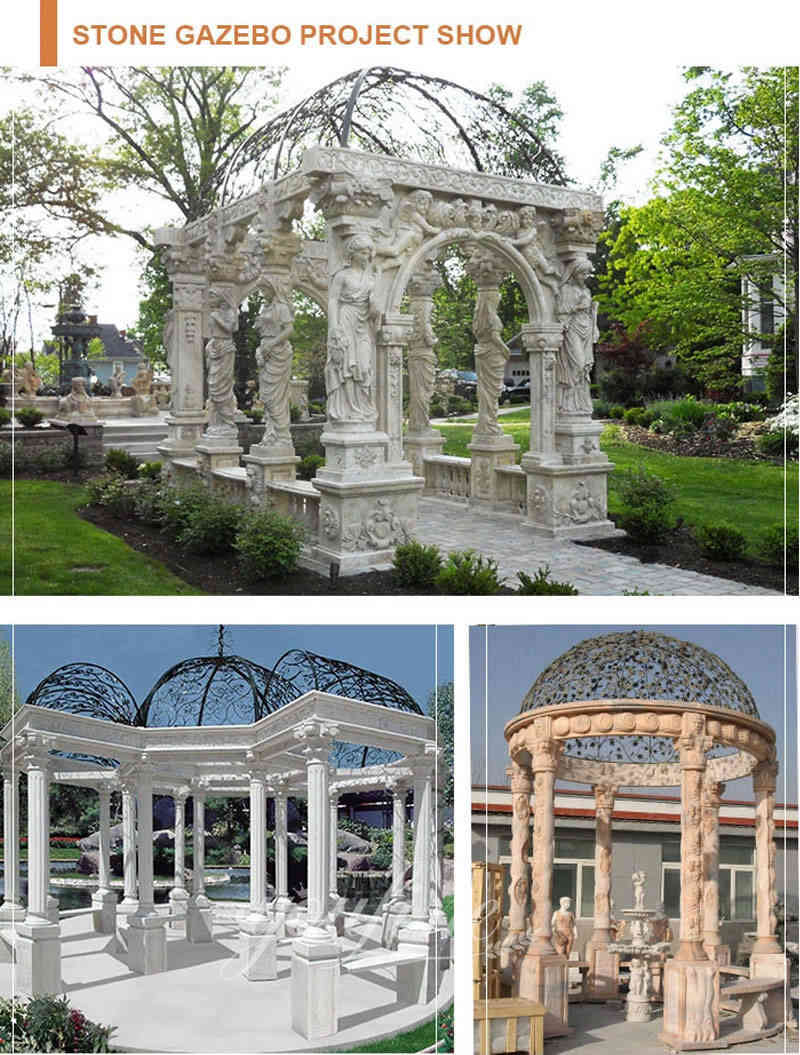 marble gazebo - YouFine Sculpture (1)