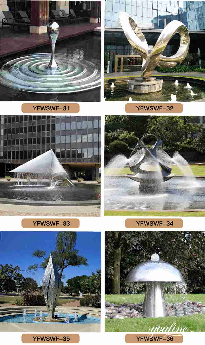 metal water feature fountain - YouFine Sculpture (1)