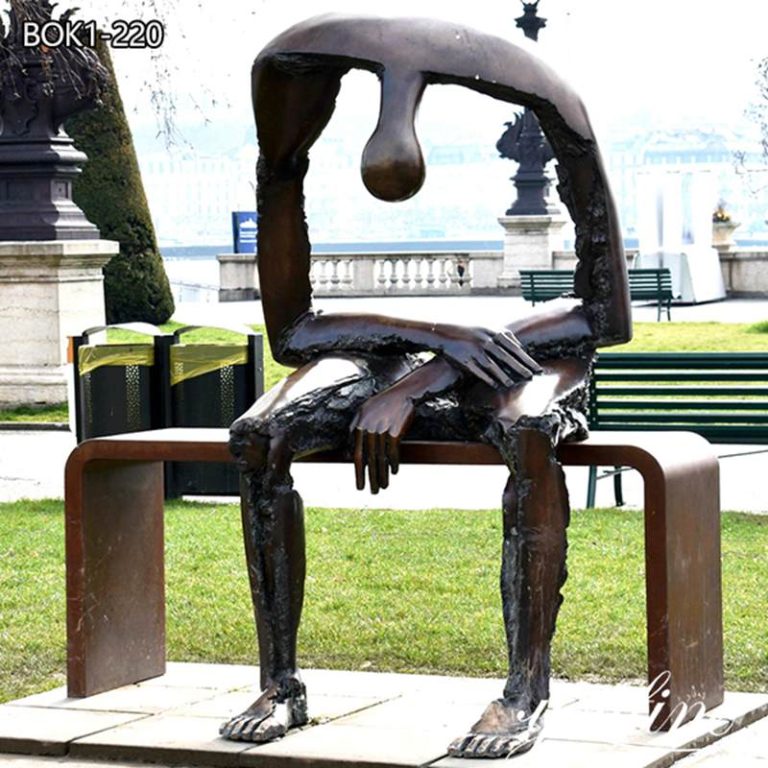 Bronze Melancholy Sculpture Grief Statue Garden Art for SaleYouFine