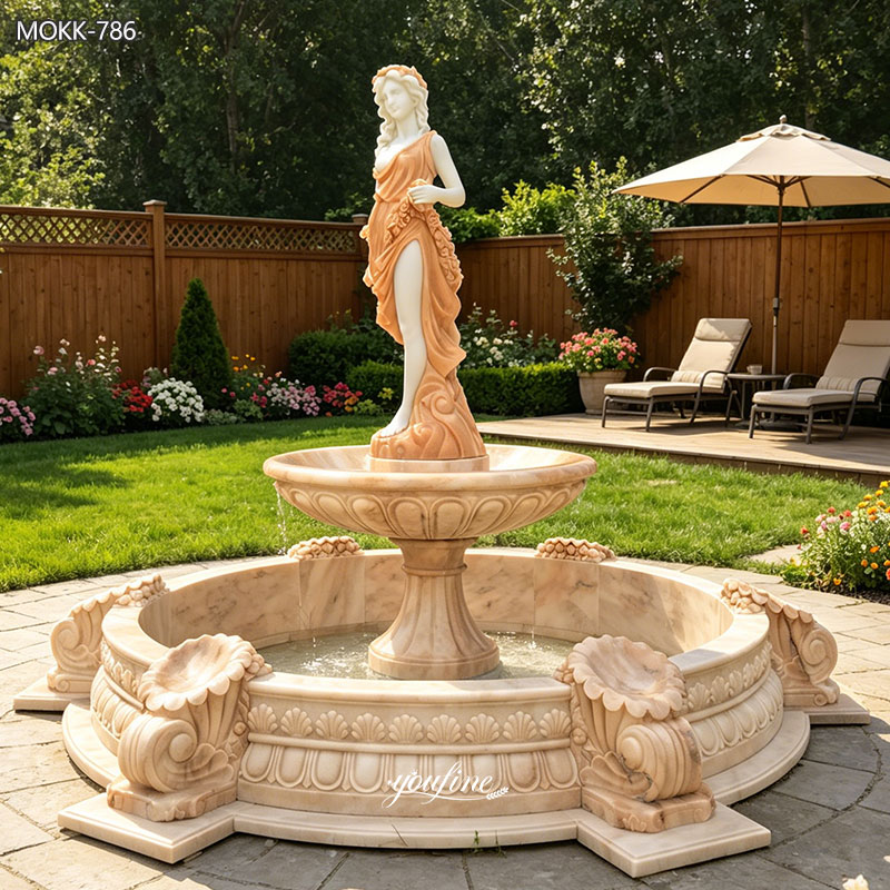 red water statue