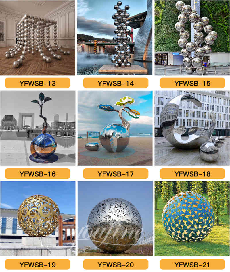 stainless steel BALL - YouFine Sculpture