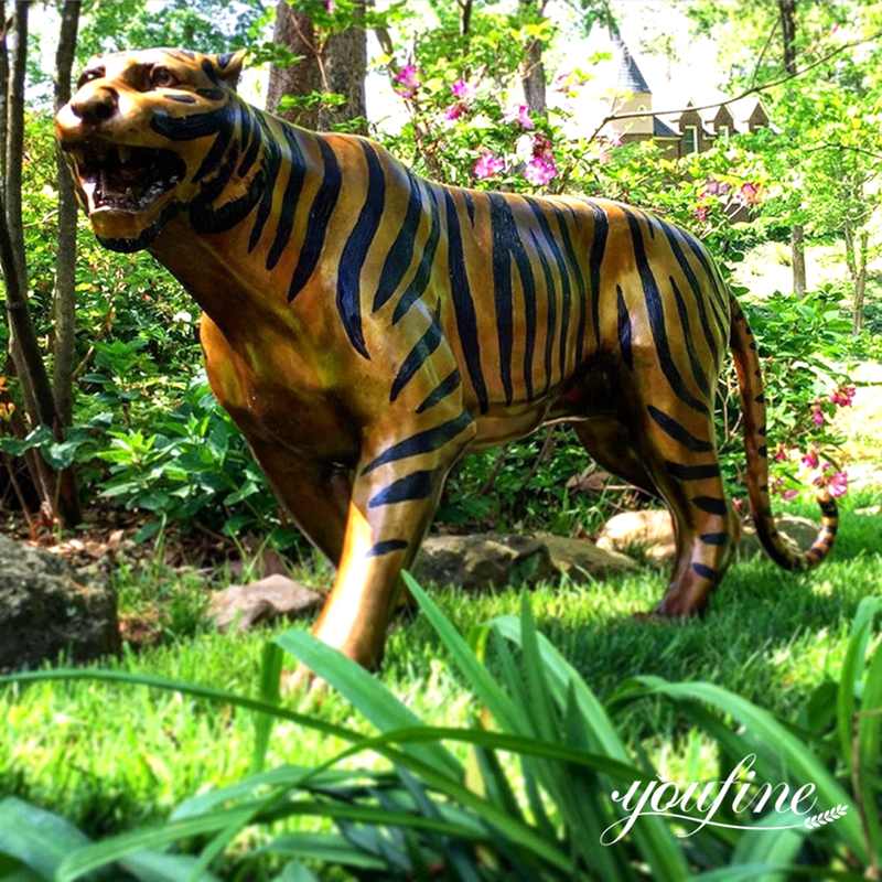 tiger statue for garden-YouFine Sculpture