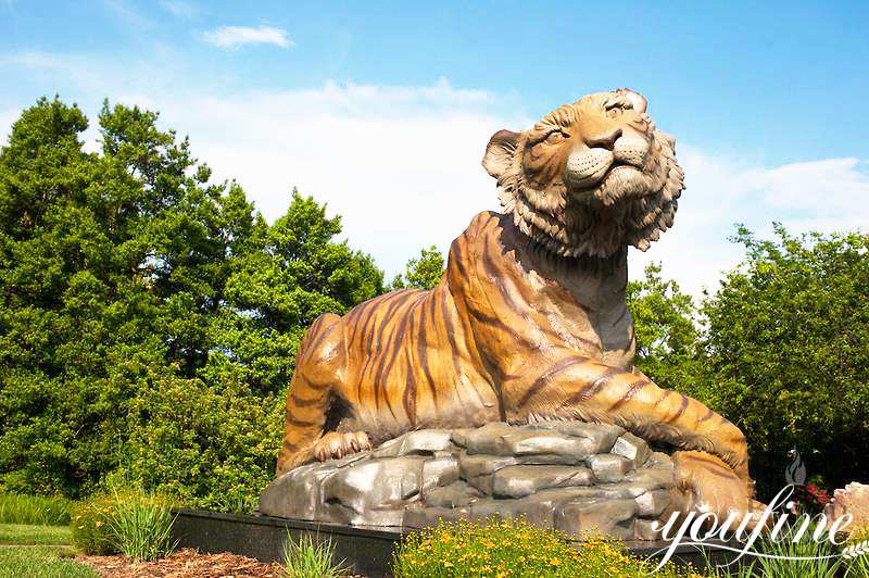 tiger statue life size-YouFine Sculpture