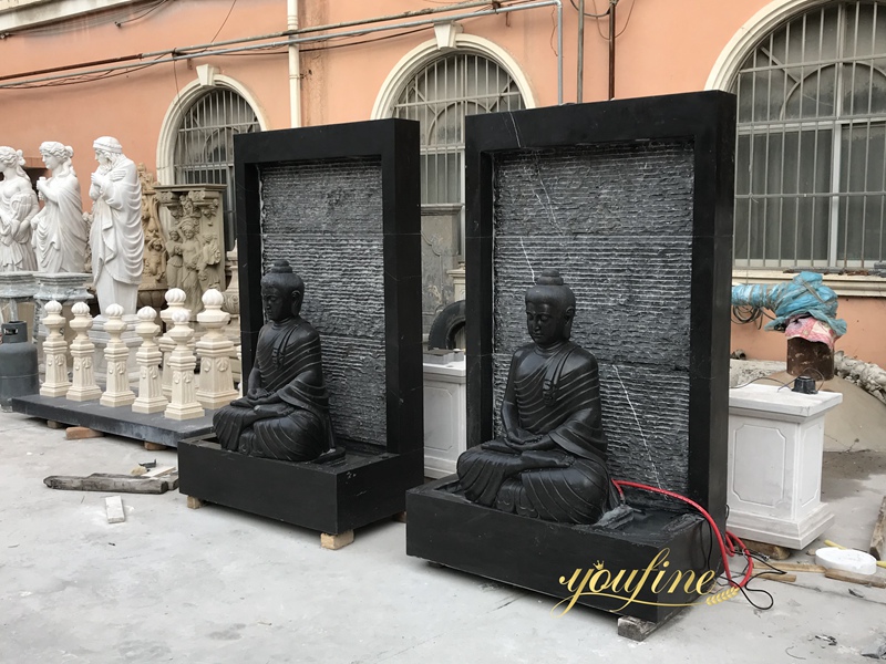 Black Marble Buddha