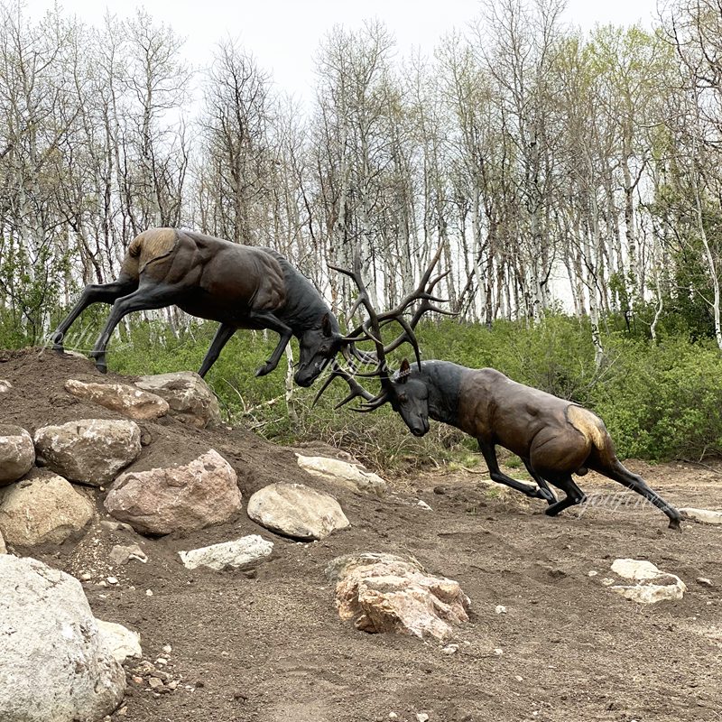 Bull Elk Sculptures