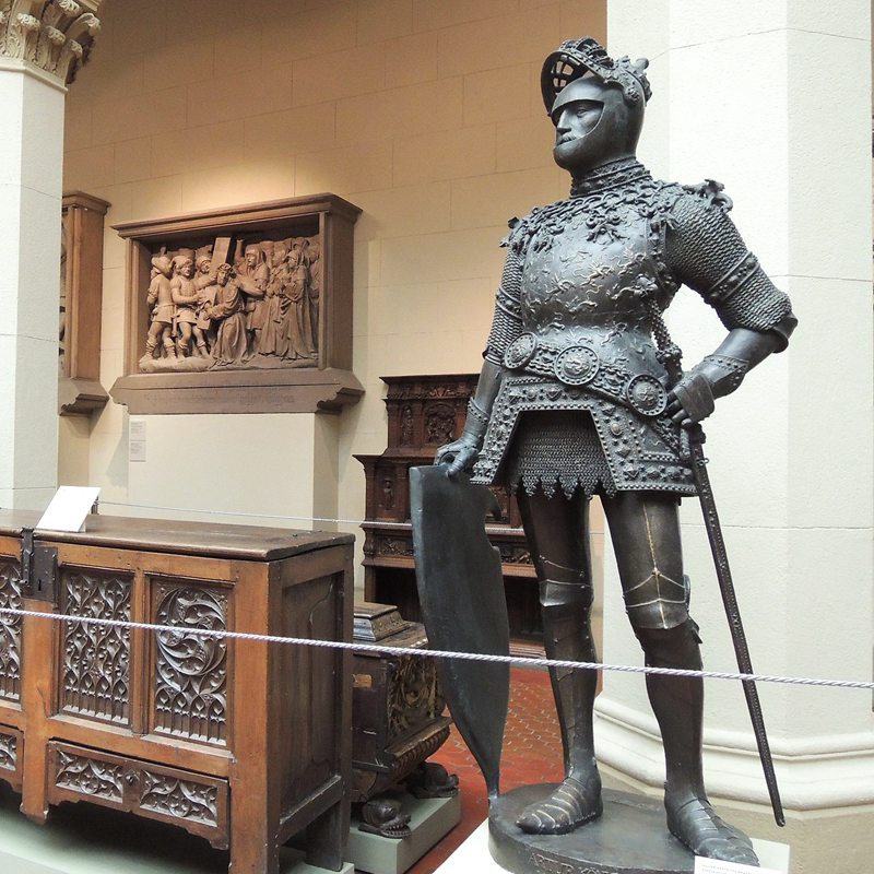 Where is King Arthur Statue- Bronze Ancient Sculpture?