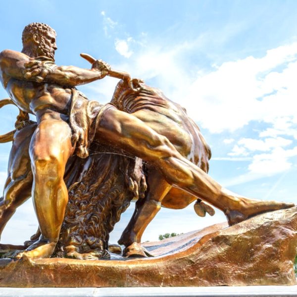 Kretan Bull bronze Statue