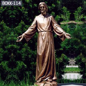 Life Size High-quality Antique Bronze Church Statue of Jesus from Factory Supply BOKK-114