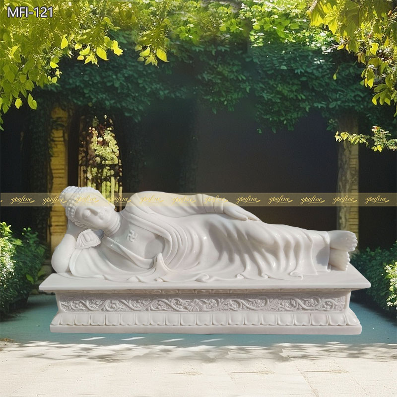 High Quality Marble Reclining Buddha Statue