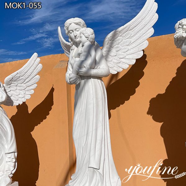 Marble Angel Sculpture Classical Art for Garden for Sale MOK1-055 (1)