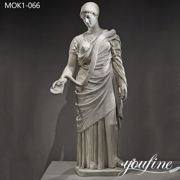 Marble Goddess of Health Hygieia Statue for Sale MOK1-066