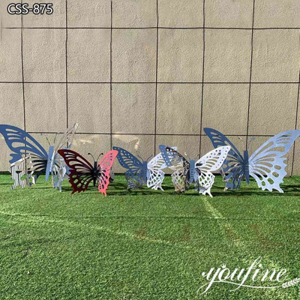 Metal Large Butterfly Garden Sculpture for Sale CSS-875