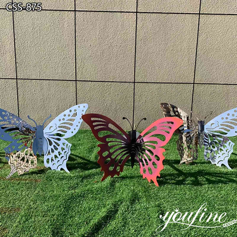 Metal Large Butterfly Garden Sculpture for Sale CSS875 YouFine Sculpture