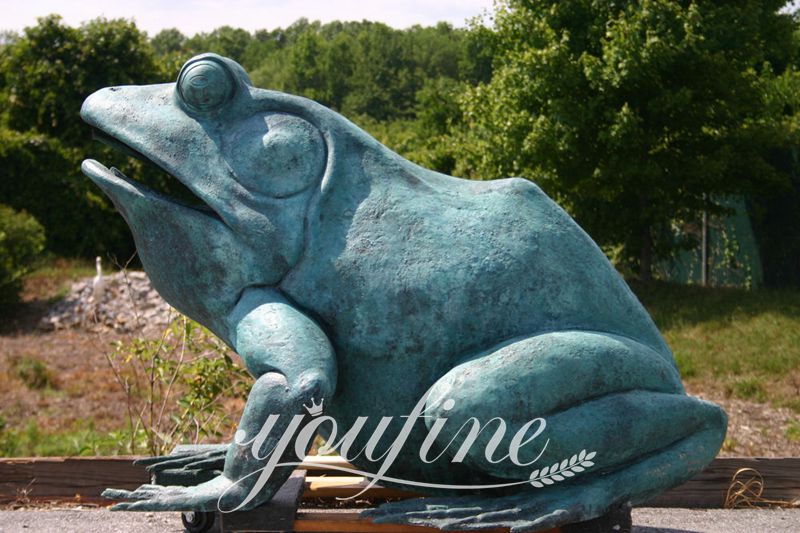 Minecraft frog statue-YouFine Sculpture