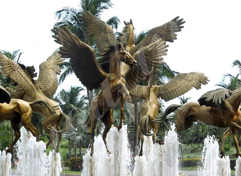 bronze pegasus statue-YouFine Sculpture