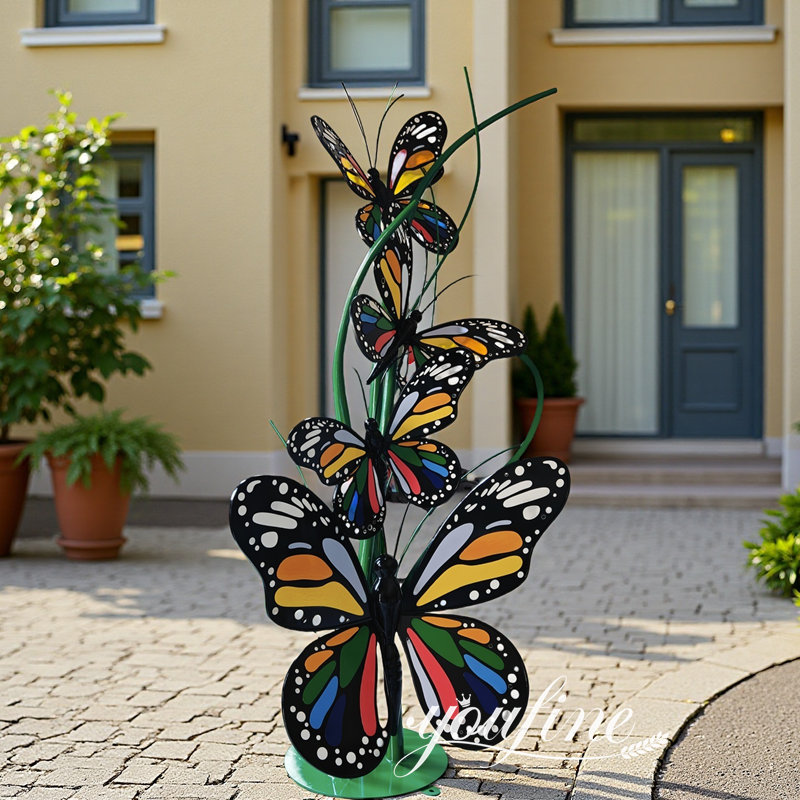 decorative large butterfly sculpture