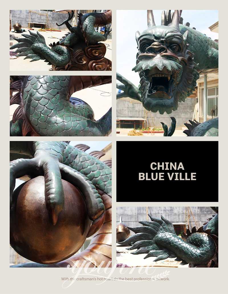 dragon sculpture chinese-YouFine Sculpture