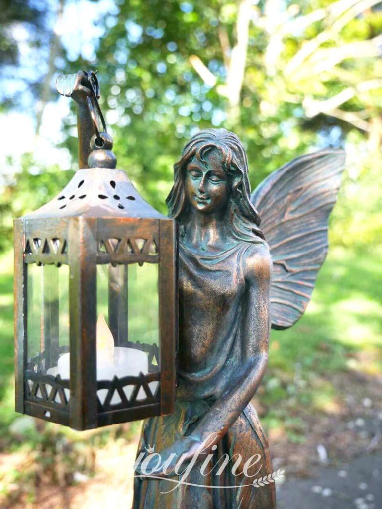 Lifesize Bronze Fairy Statues Angel Garden Ornaments for Sale BOK1321