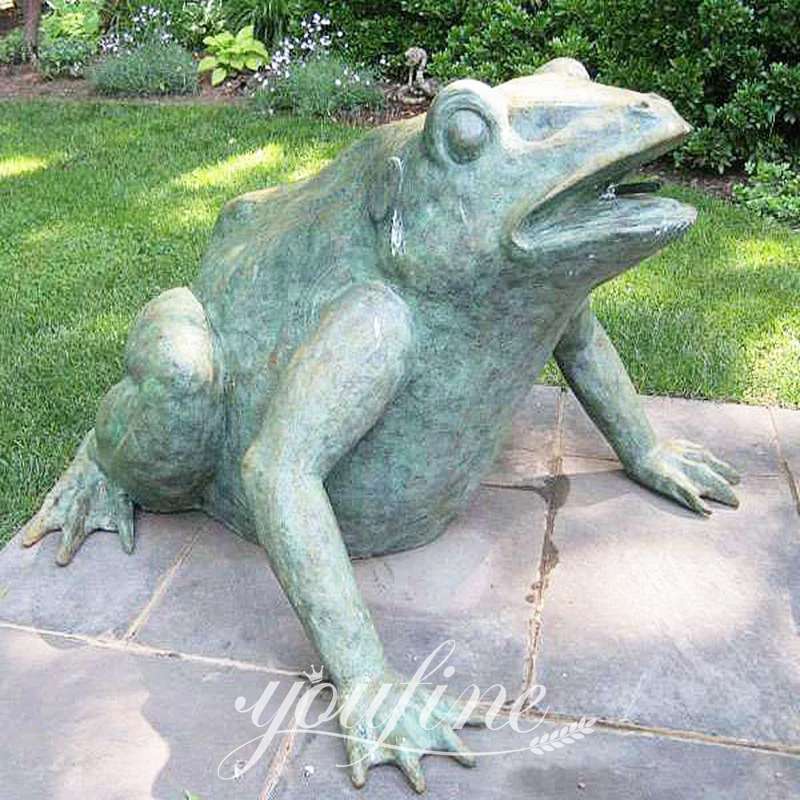 garden frog statue-YouFine Sculpture