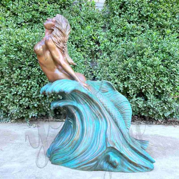 Garden Bronze Mermaid Statues Outdoor Factory Supplier BOK1238 YouFine Sculpture