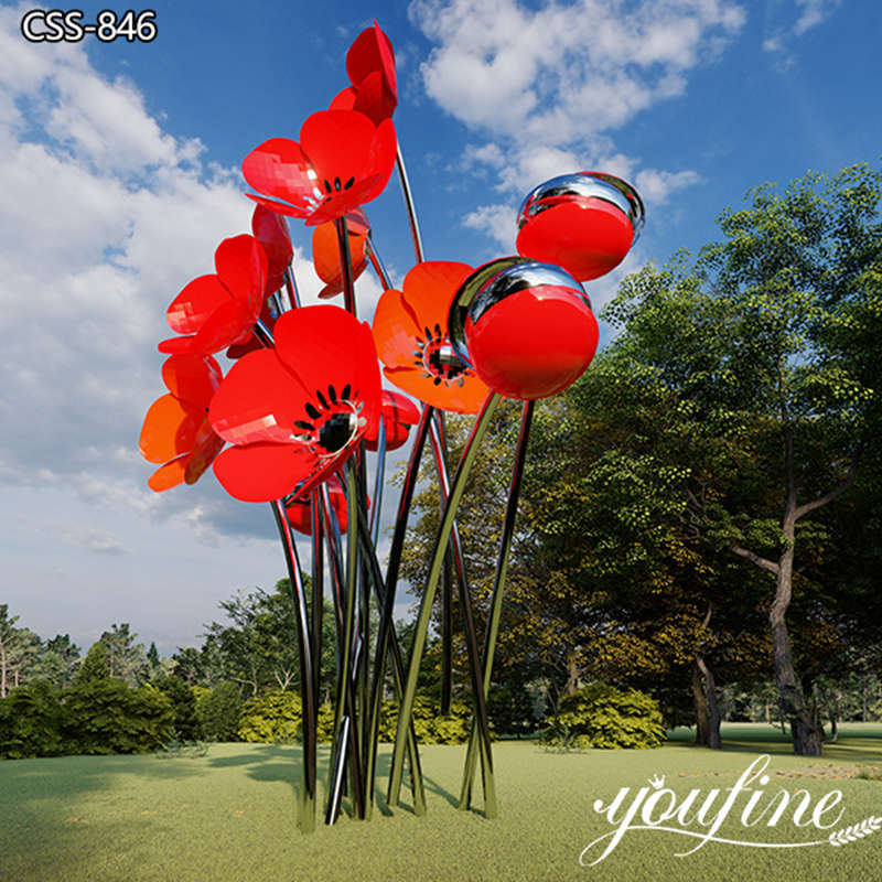 giant metal flower sculpture - YouFine Sculpture (3)