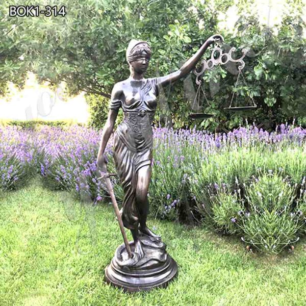 Bronze Themis Goddess of Lady Justice Statue Factory Supplier BOK1-314