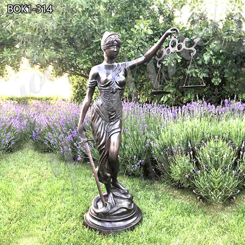 Bronze Themis Goddess of Lady Justice Statue Factory Supplier BOK1-314