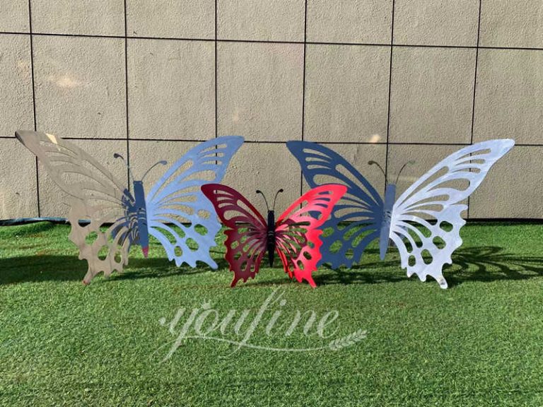 Metal Large Butterfly Garden Sculpture for Sale CSS875 YouFine
