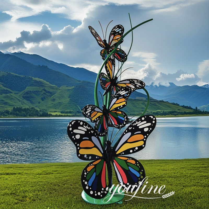 metal butterfly scultpure