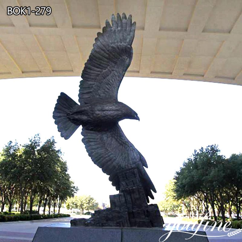 Large Bronze Outdoor Garden Eagle Statues Decor BOK1-279-YouFine Sculpture