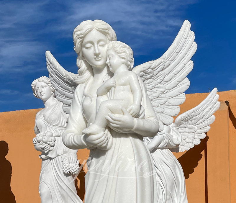 marble angel sculpture - YouFine Sculpture (1)