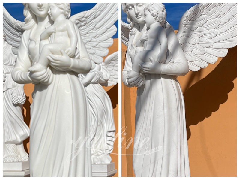 marble angel sculpture - YouFine Sculpture (2)